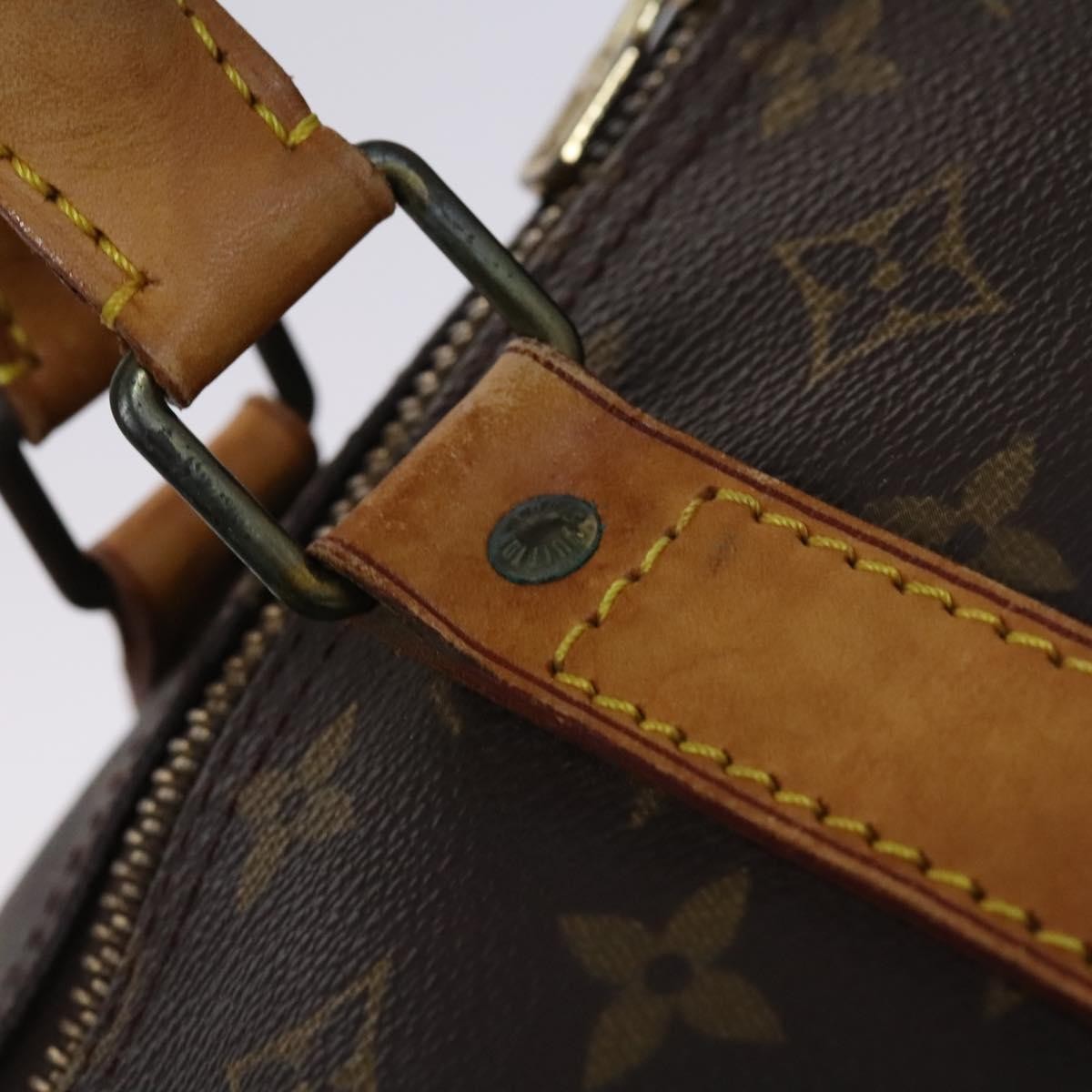Louis Vuitton Keepall Monogram Canvas Brown Canvas Travel Bag Bag (Pre-Owned)