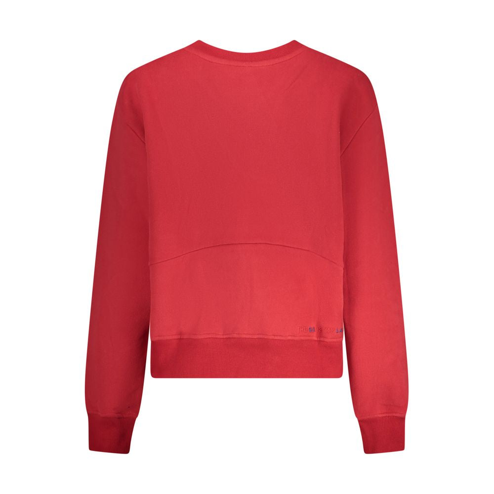 North Sails Red Cotton Women Women's Sweatshirt
