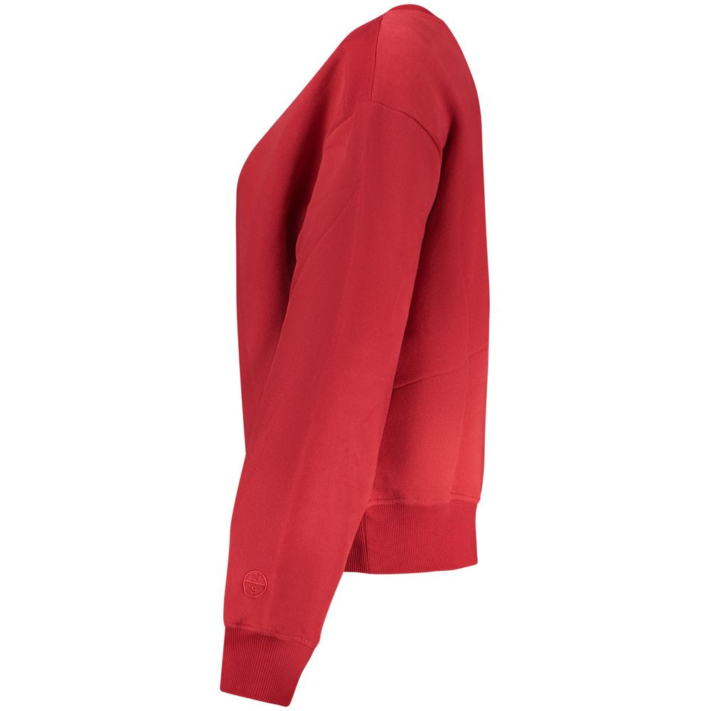 North Sails Red Cotton Women Women's Sweatshirt