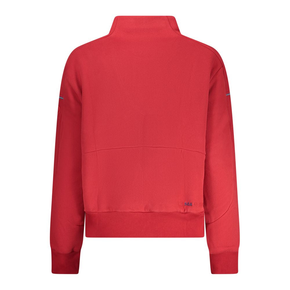 North Sails Red Cotton Women Women's Sweatshirt
