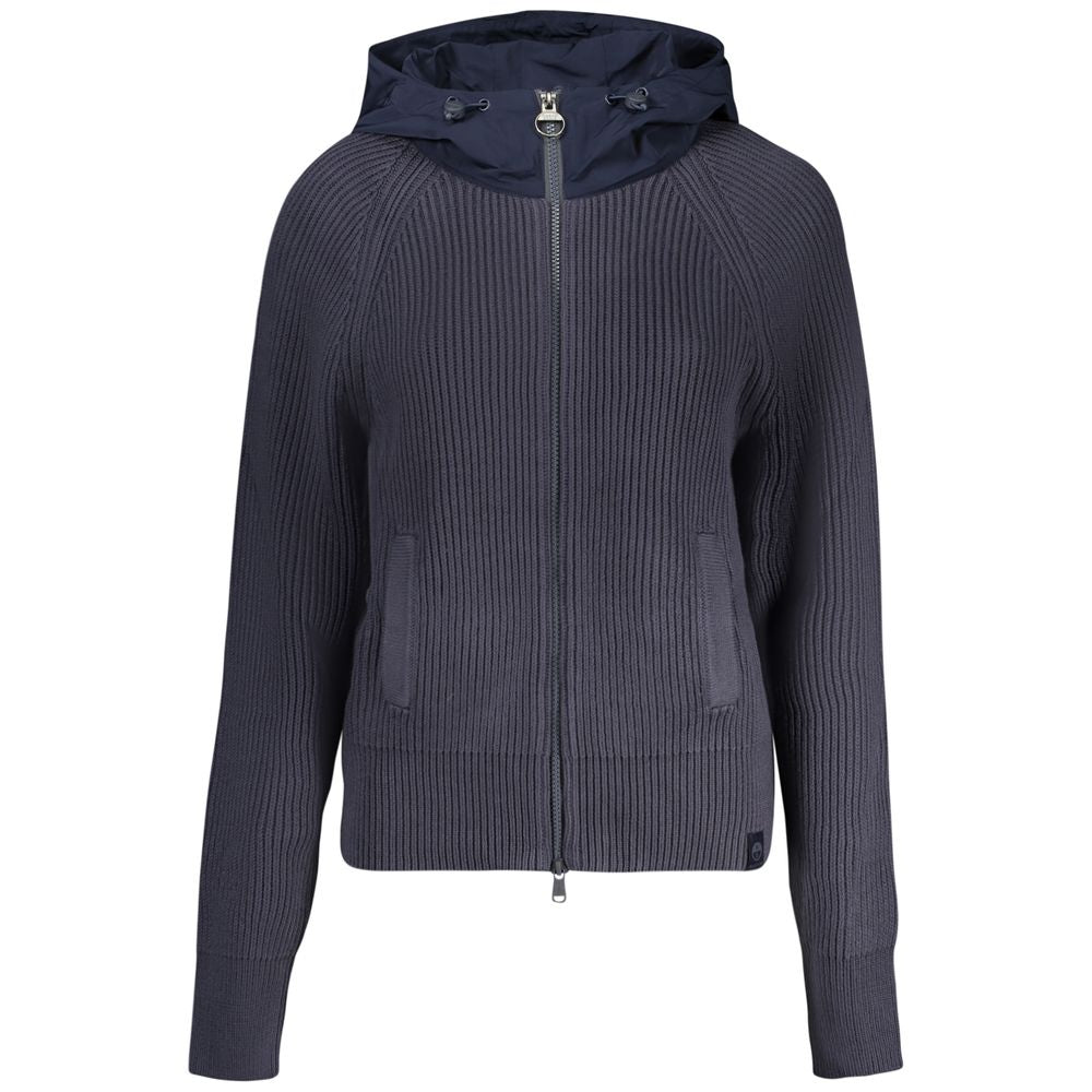 North Sails Blu Polyester Women Women's Cardigan