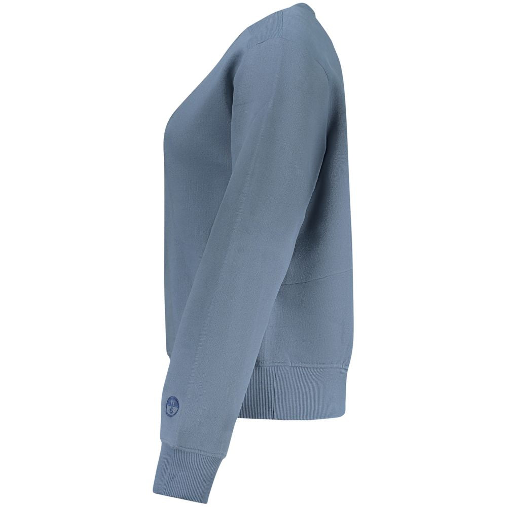 North Sails Blue Cotton Women Women's Sweater