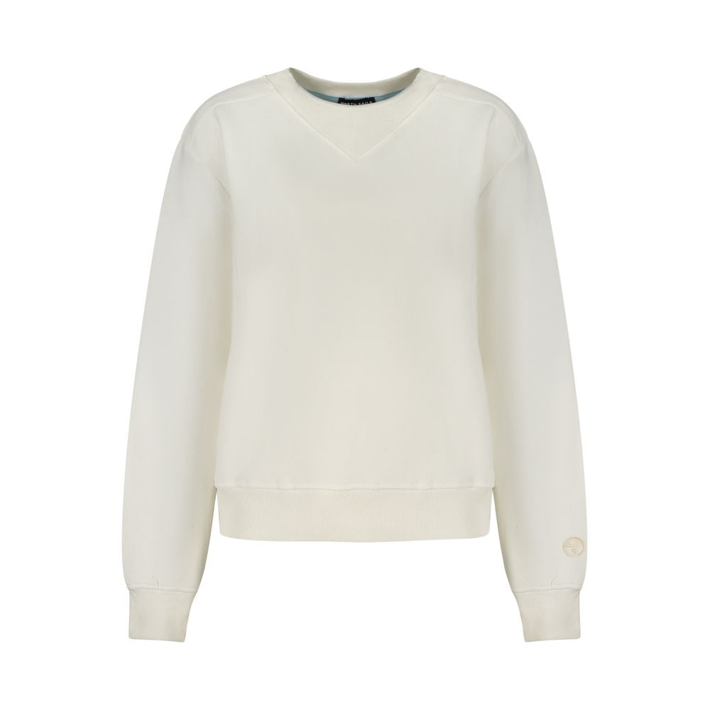 North Sails Bianco Cotton Women Women's Sweatshirt