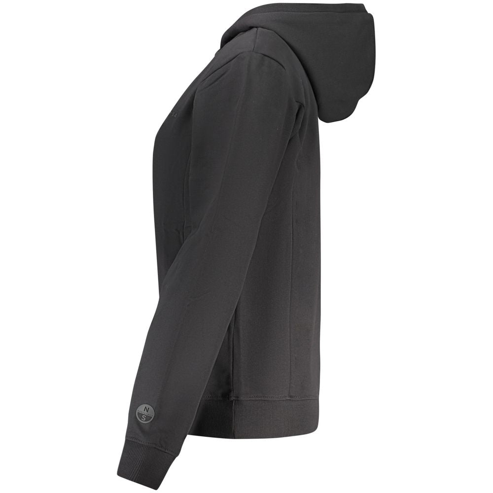 North Sails Black Cotton Women Women's Hoodie