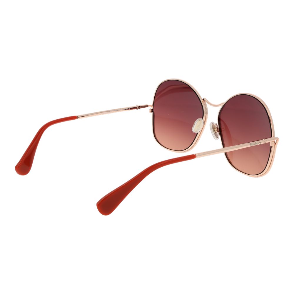 Max Mara Rose Gold Metal Women's Sunglasses