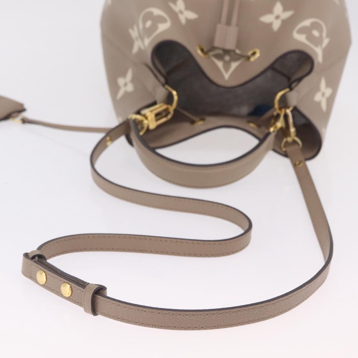 Louis Vuitton Neo Noe By The Pool Monogram Raffia Beige Leather Handbag (Pre-Owned)