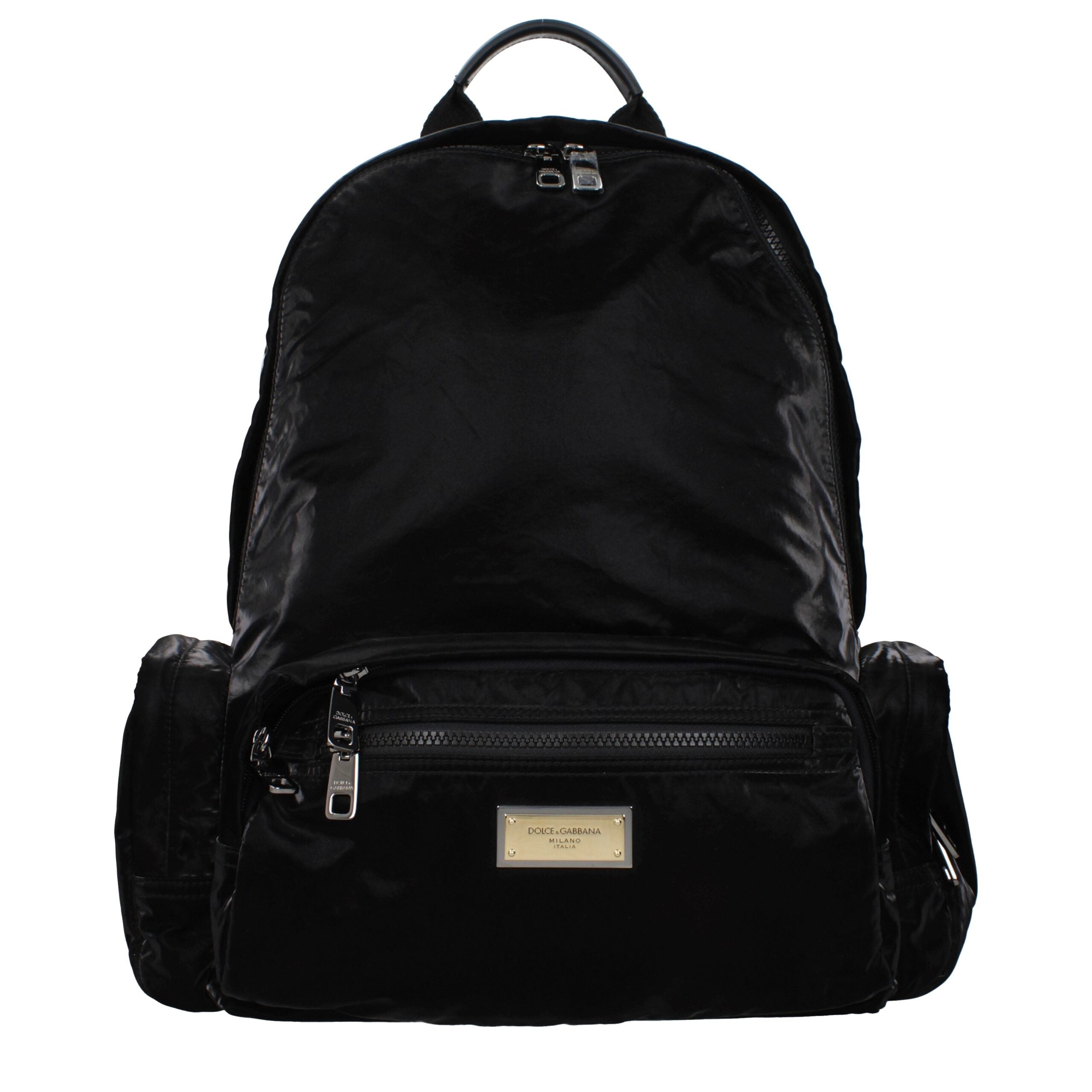 Dolce & Gabbana Black Nylon Men's Backpack
