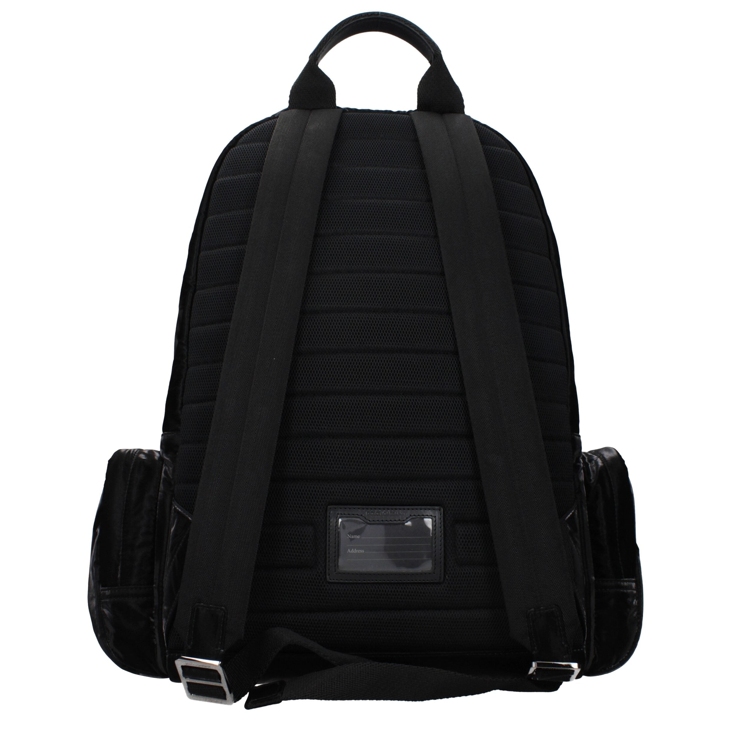 Dolce & Gabbana Black Nylon Men's Backpack