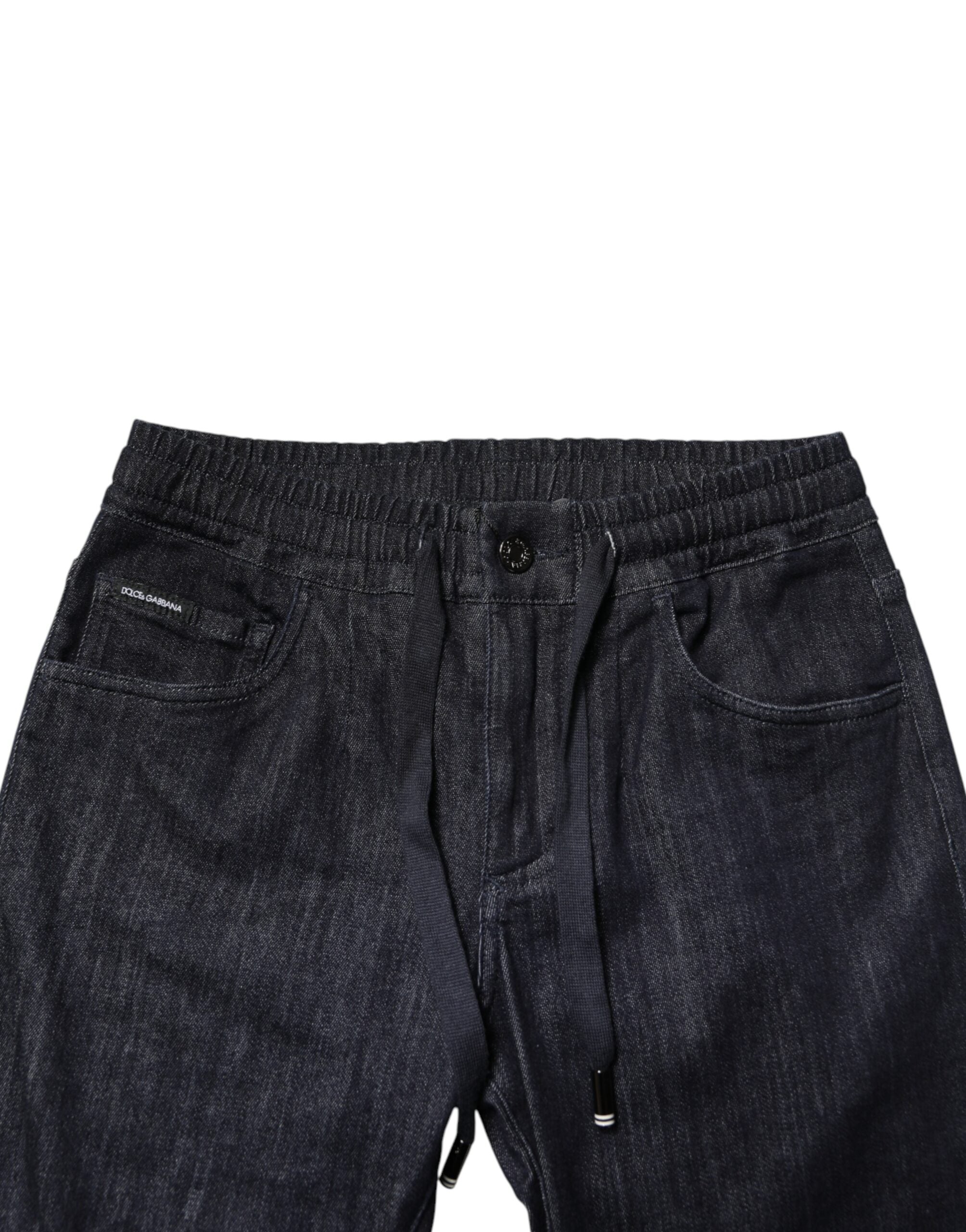 Dolce & Gabbana Black Cotton Stretch Skinny Denim Men Men's Jeans