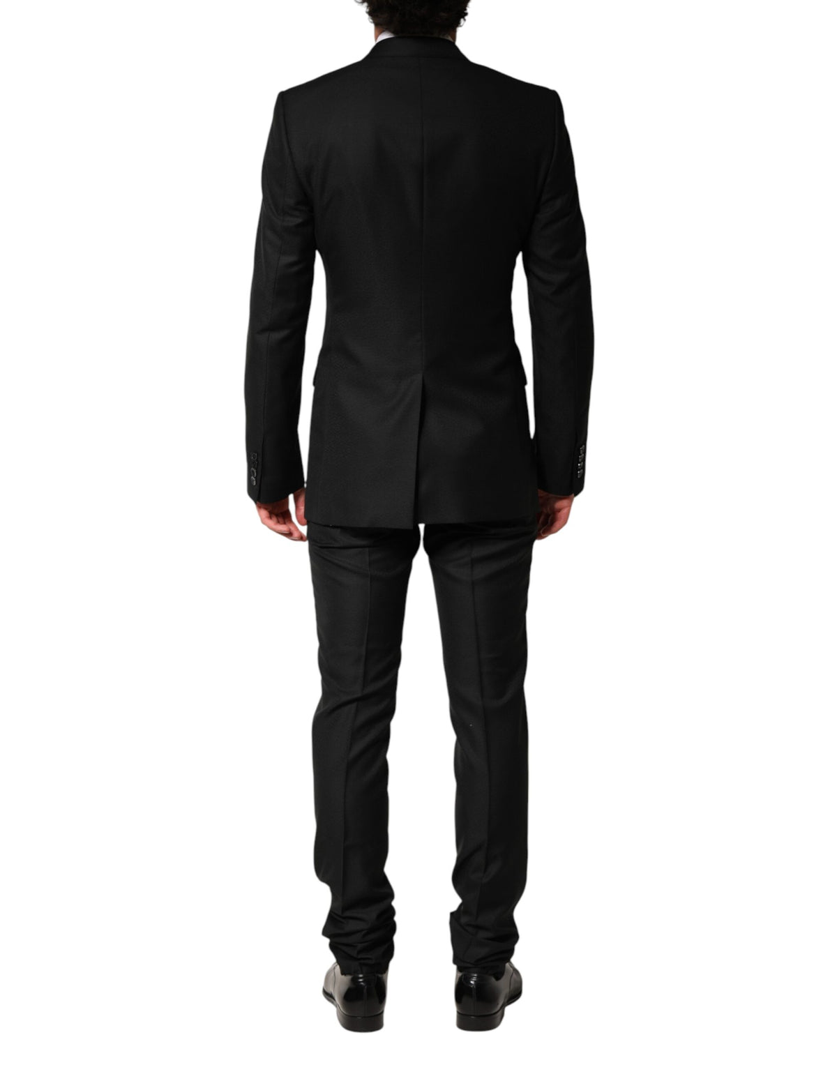 Dolce & Gabbana Black Embellished Single Breasted 2 Pc Men's Suit