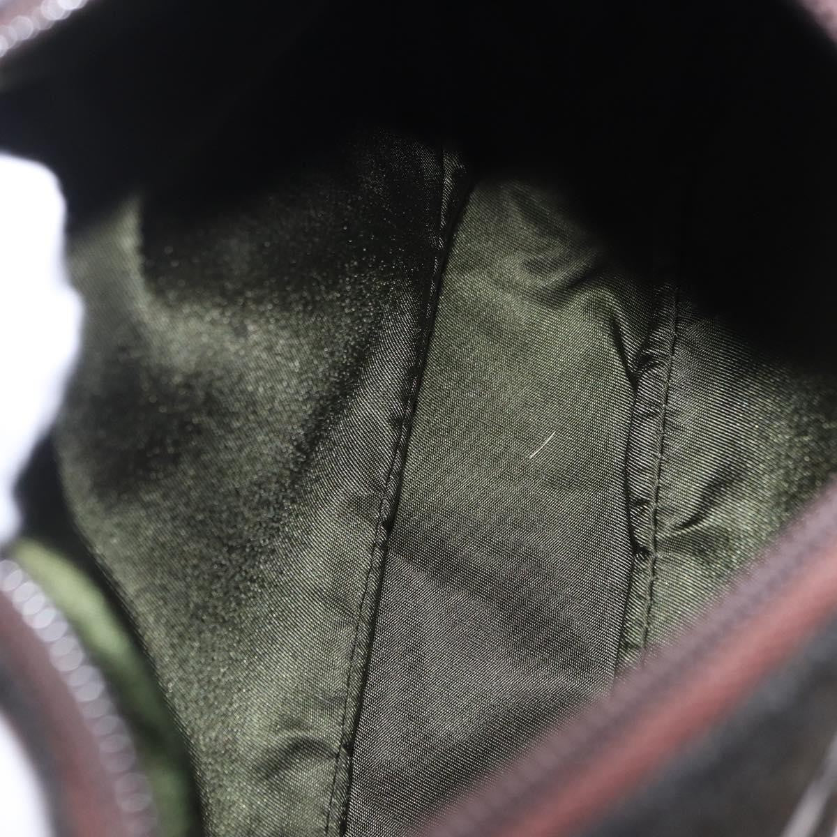Prada Vintage Wool Black Wool Handbag (Pre-Owned)