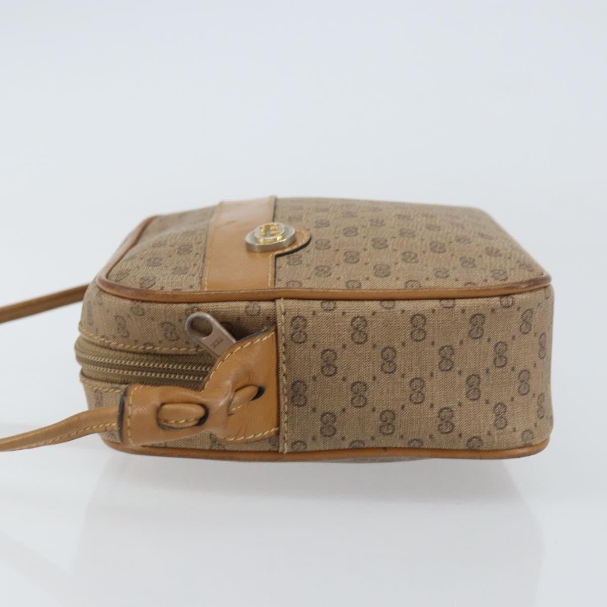Gucci Micro Gg Supreme Gg Canvas Beige Pvc Shoulder Bag Bag (Pre-Owned)
