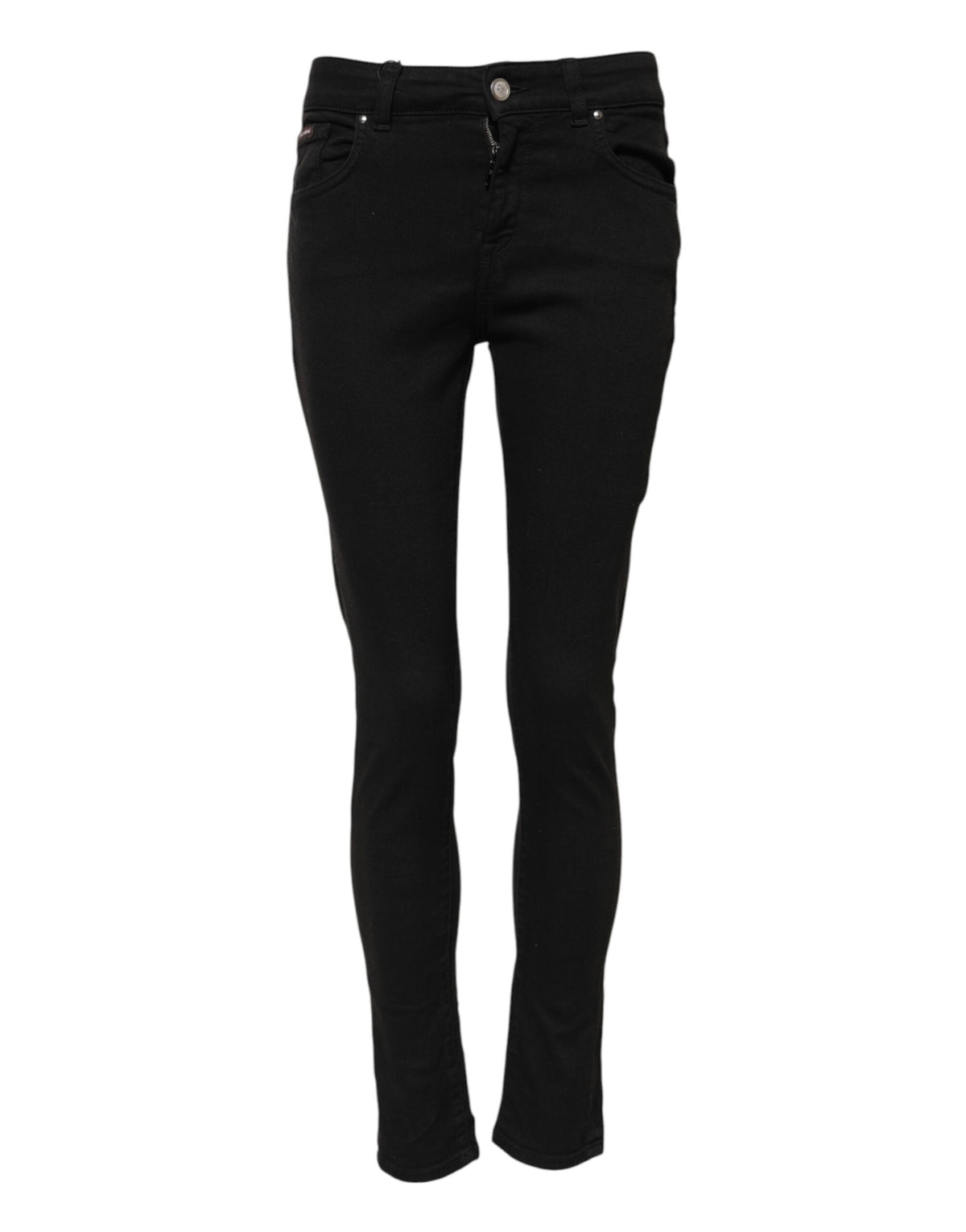 Dolce & Gabbana Black Cotton Casual Skinny Denim Women's Jeans