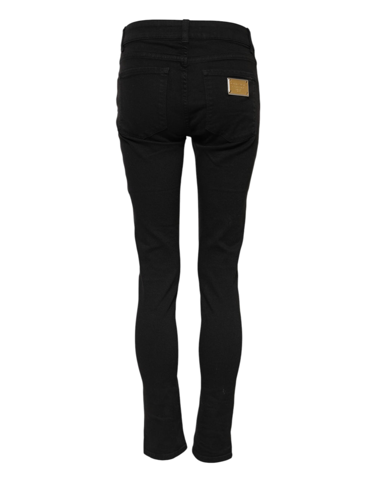 Dolce & Gabbana Black Cotton Casual Skinny Denim Women's Jeans