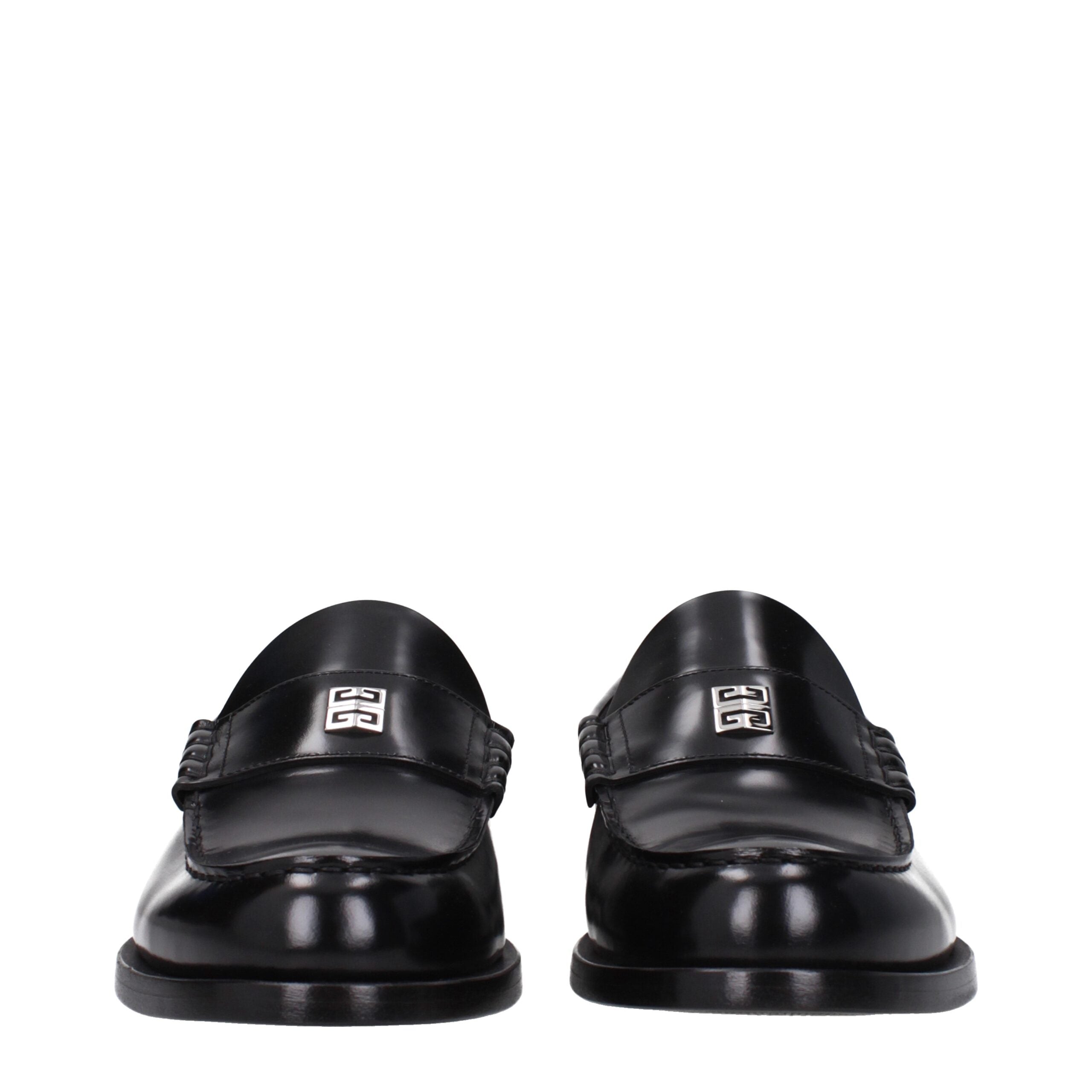 Givenchy Black Leather Slip-On Men's Loafers