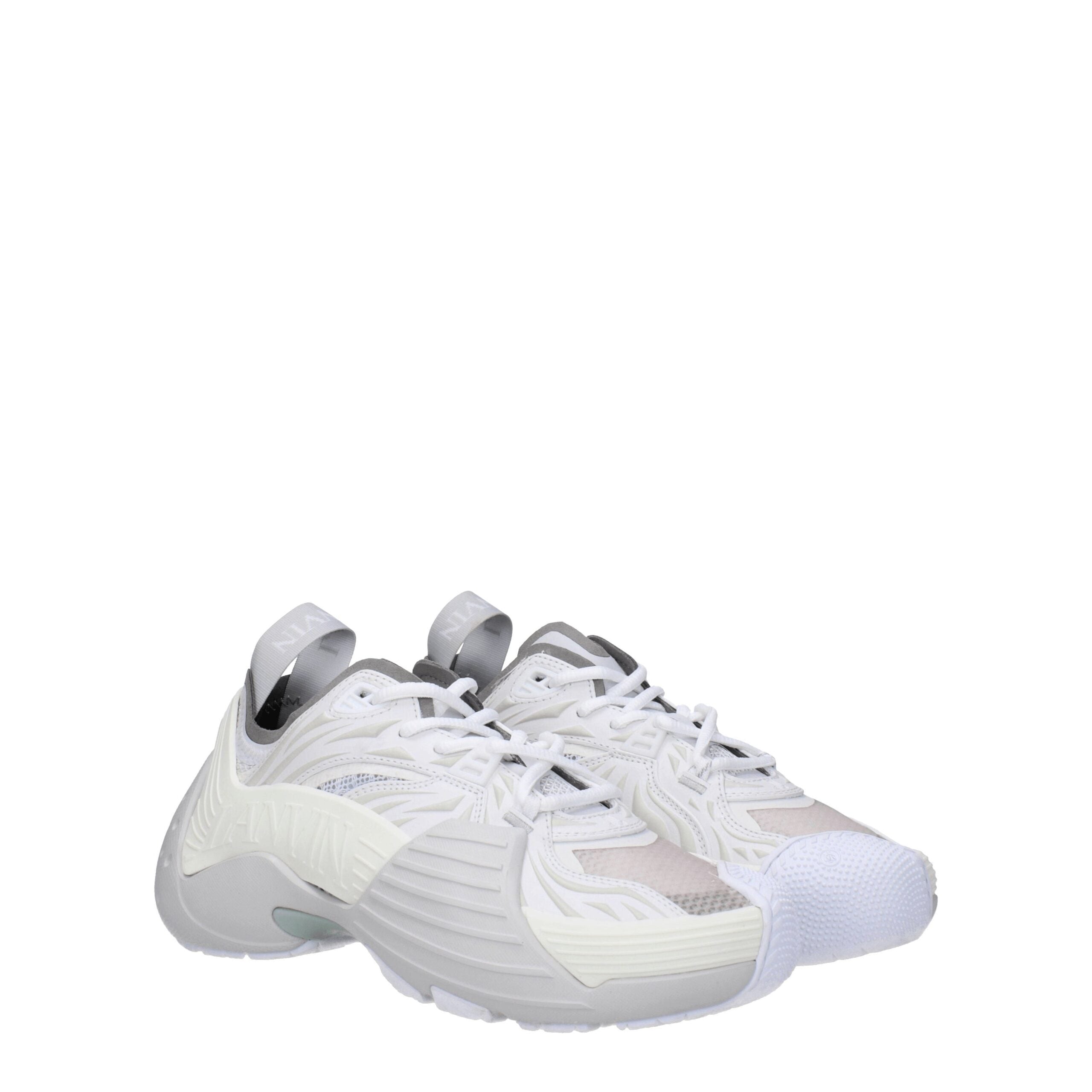 Lanvin White Leather Athletic Women's Sneakers
