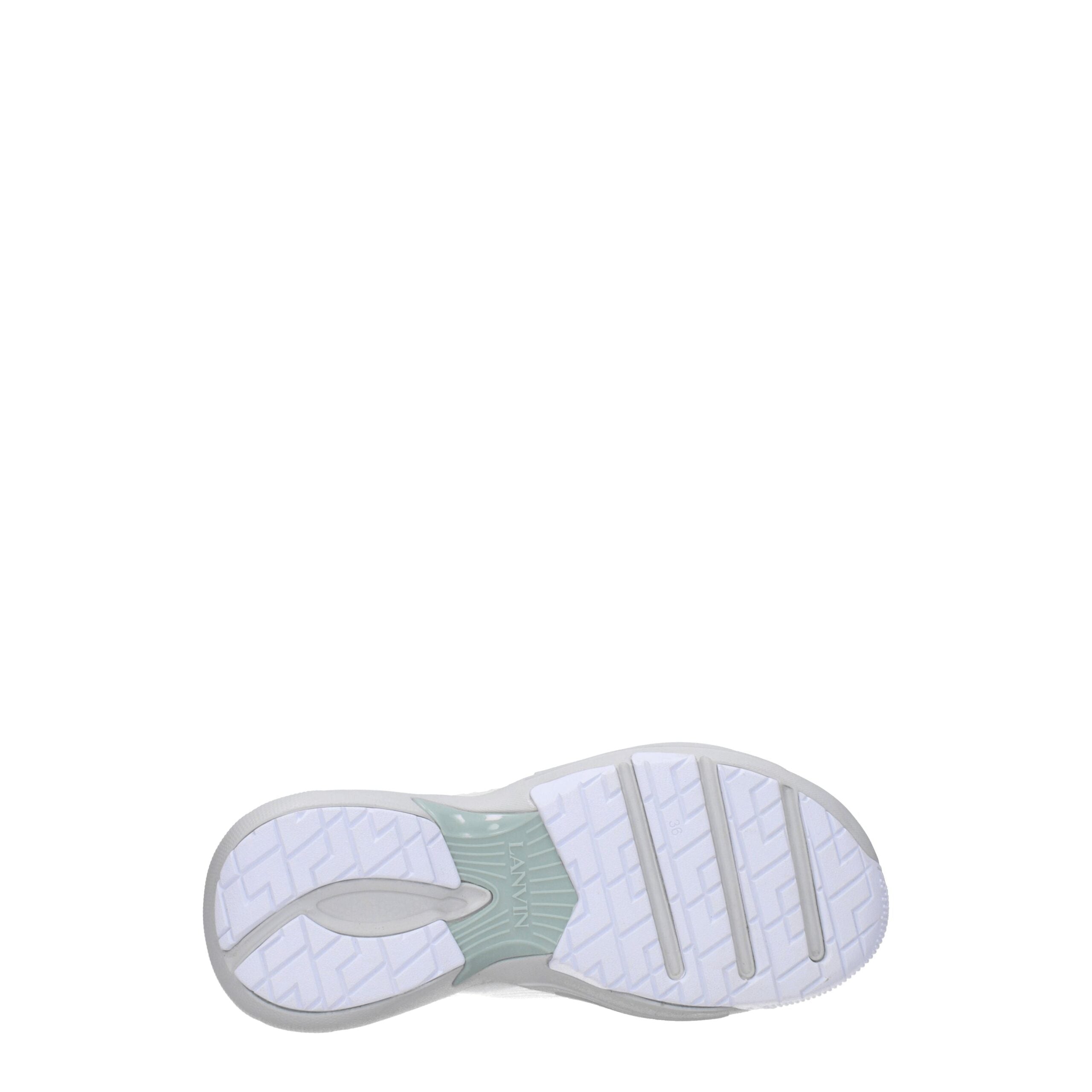 Lanvin White Leather Athletic Women's Sneakers