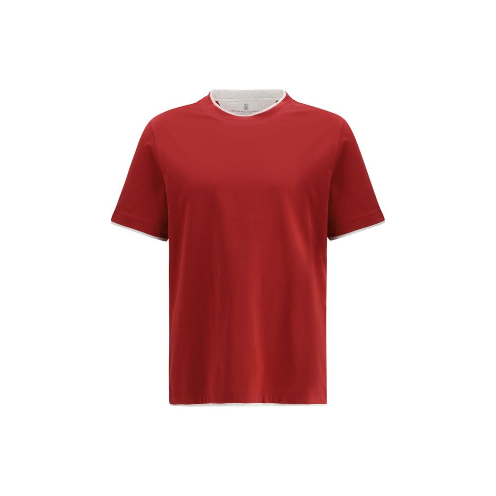 Brunello Cucinelli Multicolor Cotton Men's T-Shirt