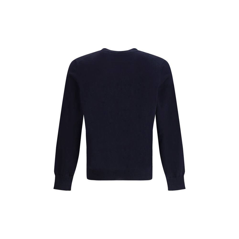 Brunello Cucinelli Blue Cotton Men's Sweatshirt