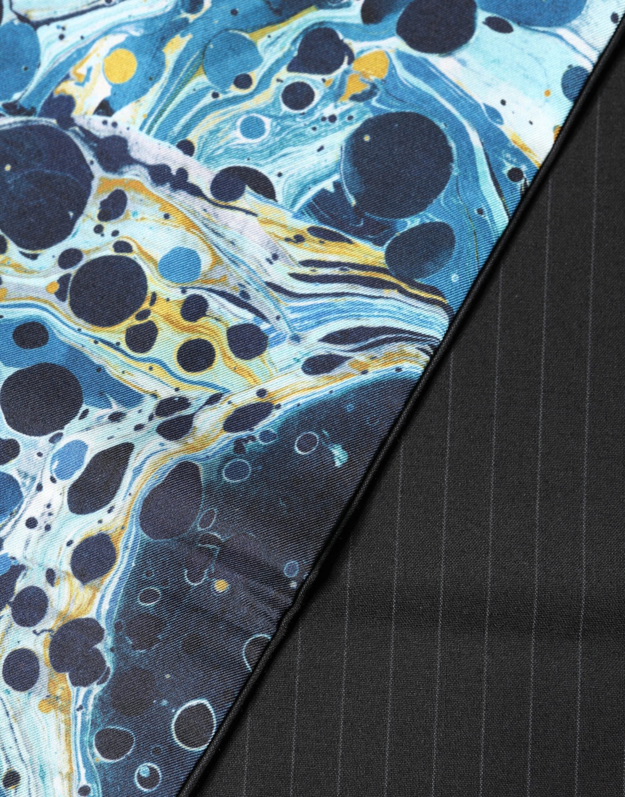 Dolce & Gabbana Multicolor Marble Neck Wrap Foulard Men's Scarf