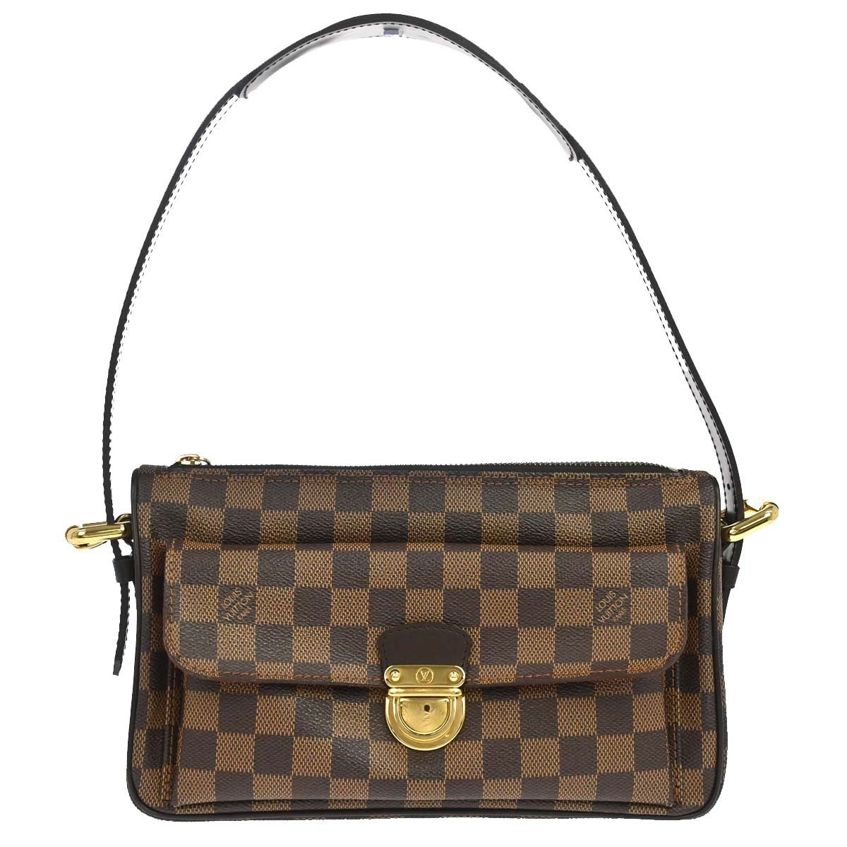 Louis Vuitton Ravello Damier Ebene Brown Canvas Shoulder Bag Bag (Pre-Owned)