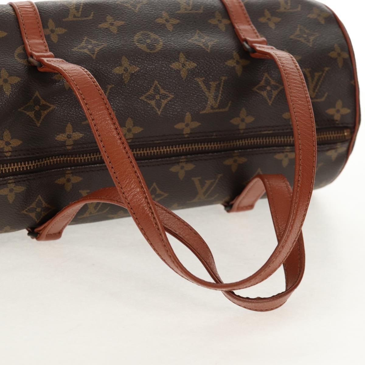Louis Vuitton Papillon Monogram Canvas Brown Canvas Handbag (Pre-Owned)