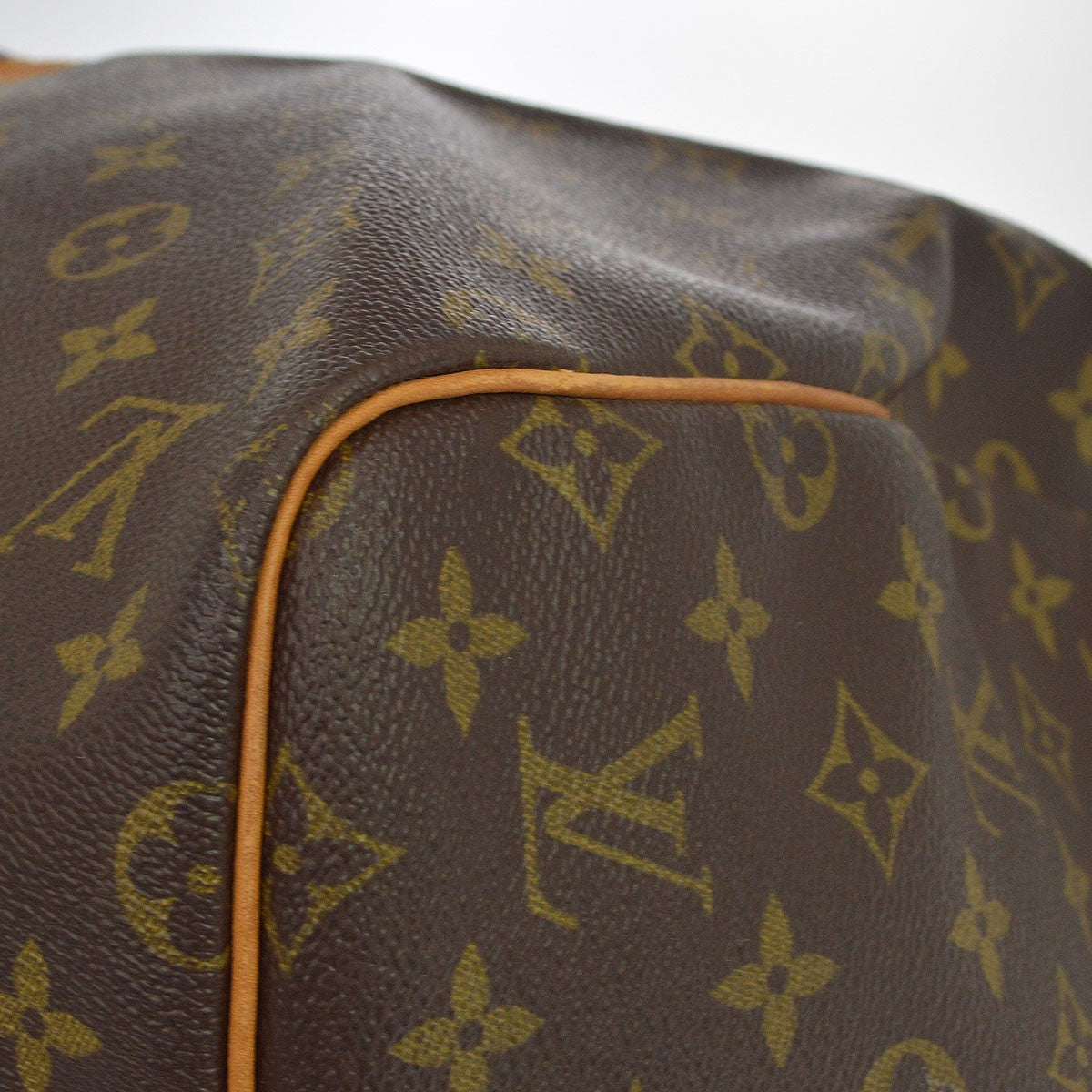 Louis Vuitton Keepall Monogram Canvas Brown Canvas Travel Bag Bag (Pre-Owned)