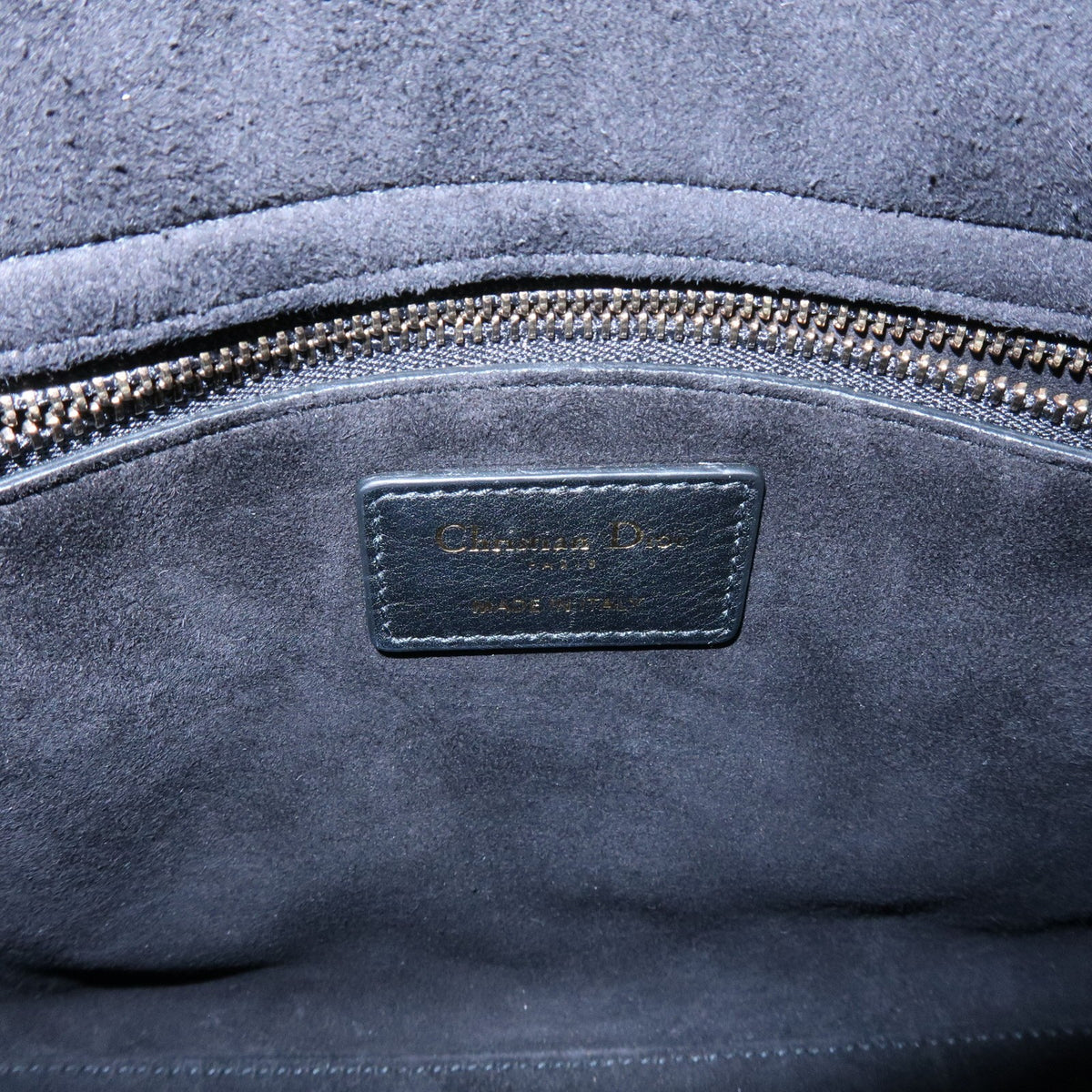 Christian Dior Lady Dior Embroidered Canvas Multicolour Beads Handbag (Pre-Owned)