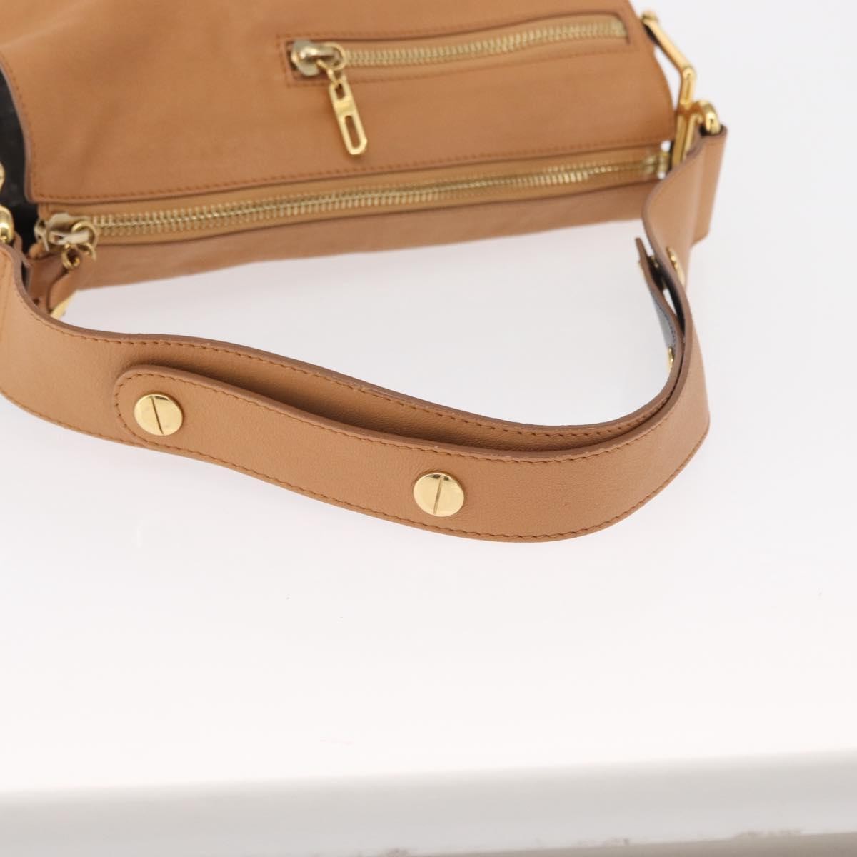 Chloe Vanessa Leather Brown Leather Shoulder Bag Bag (Pre-Owned)