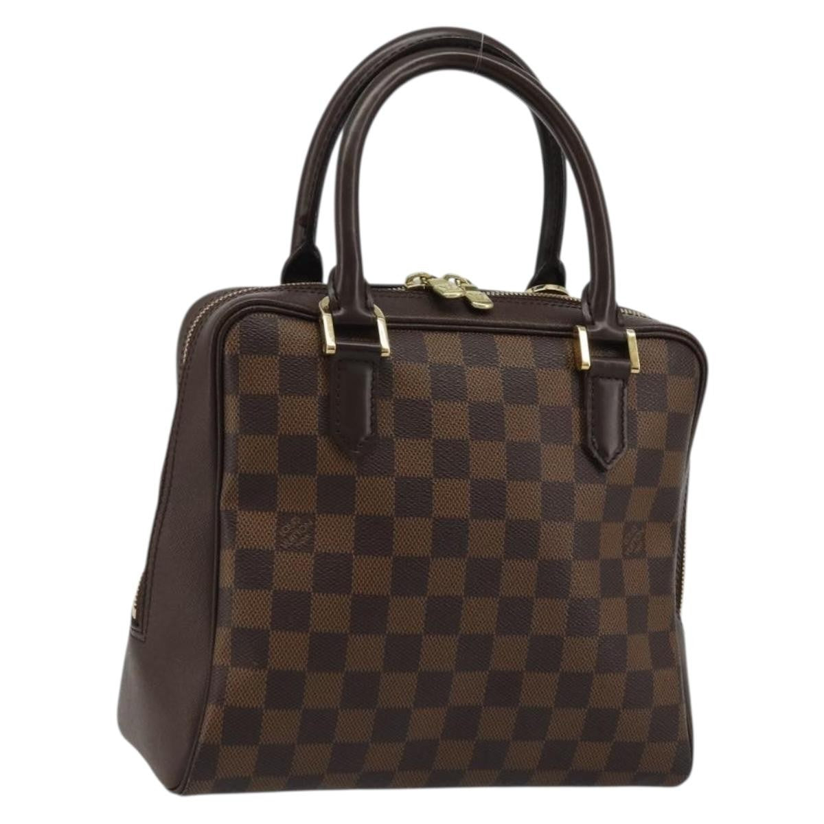 Louis Vuitton Triana Damier Ebene Brown Canvas Handbag (Pre-Owned)