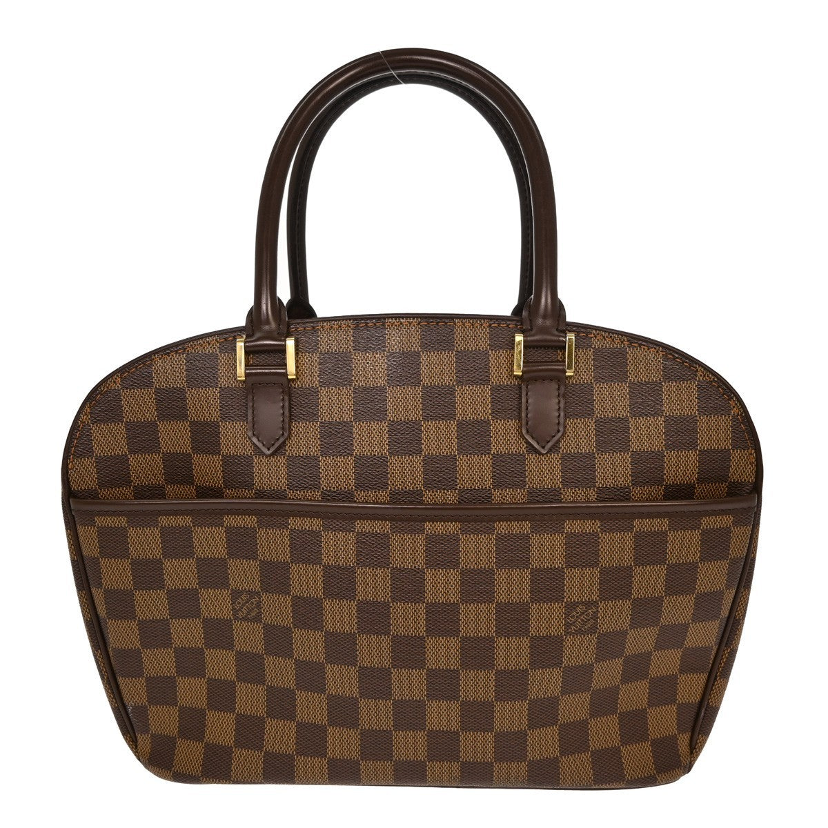 Louis Vuitton Sarria Damier Ebene Brown Canvas Handbag (Pre-Owned)