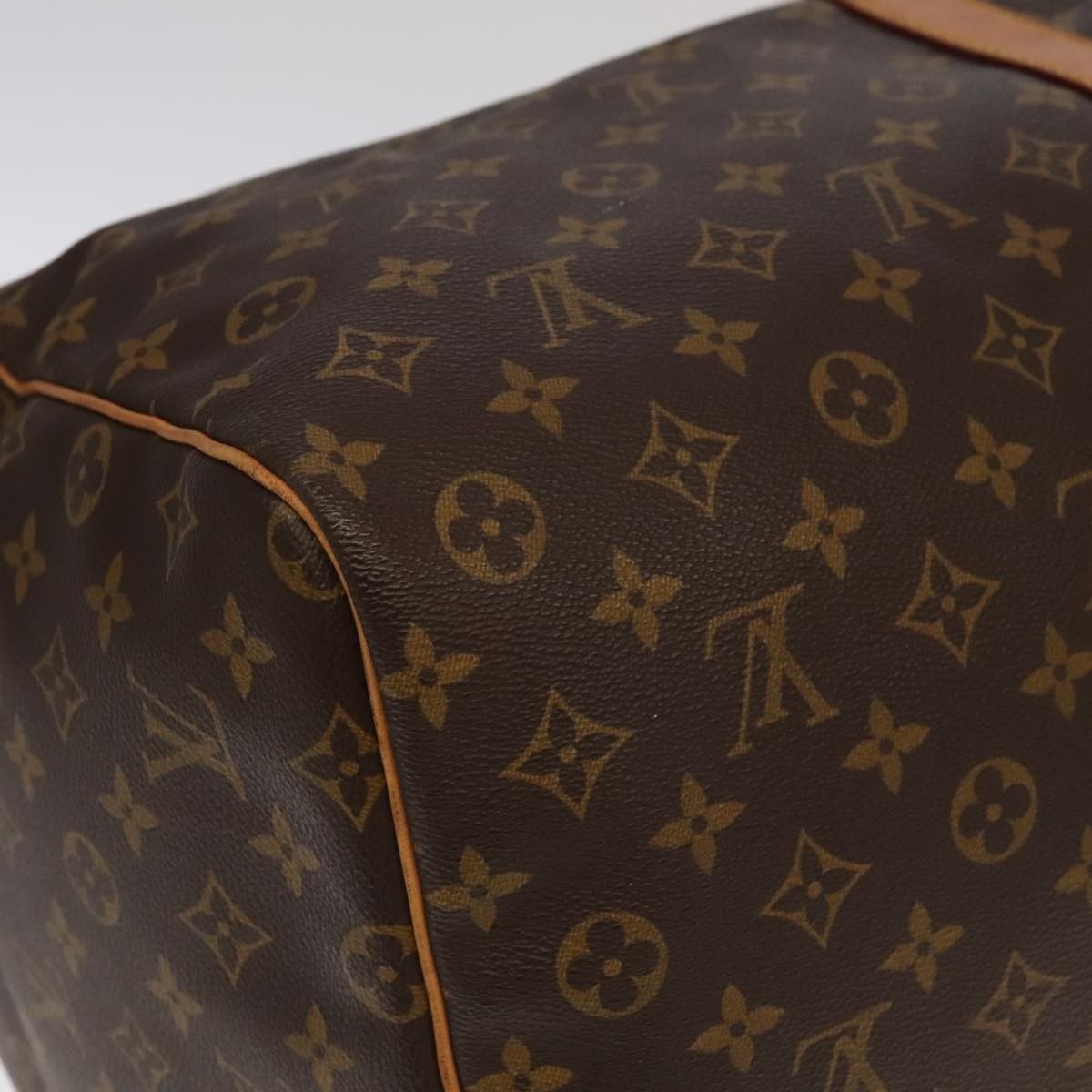 Louis Vuitton Keepall Monogram Canvas Brown Canvas Travel Bag Bag (Pre-Owned)