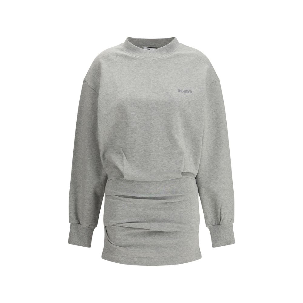 The Attico Gray Cotton Casual Women's Dress