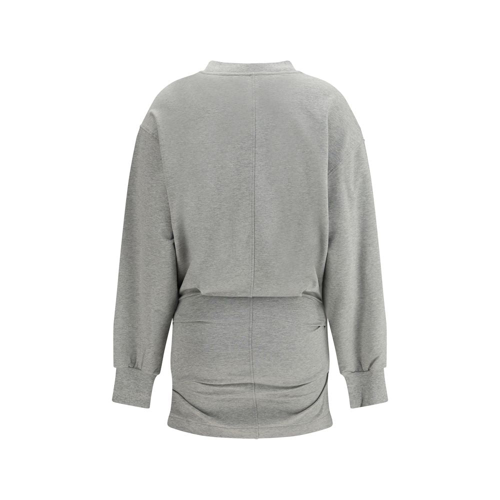 The Attico Gray Cotton Casual Women's Dress