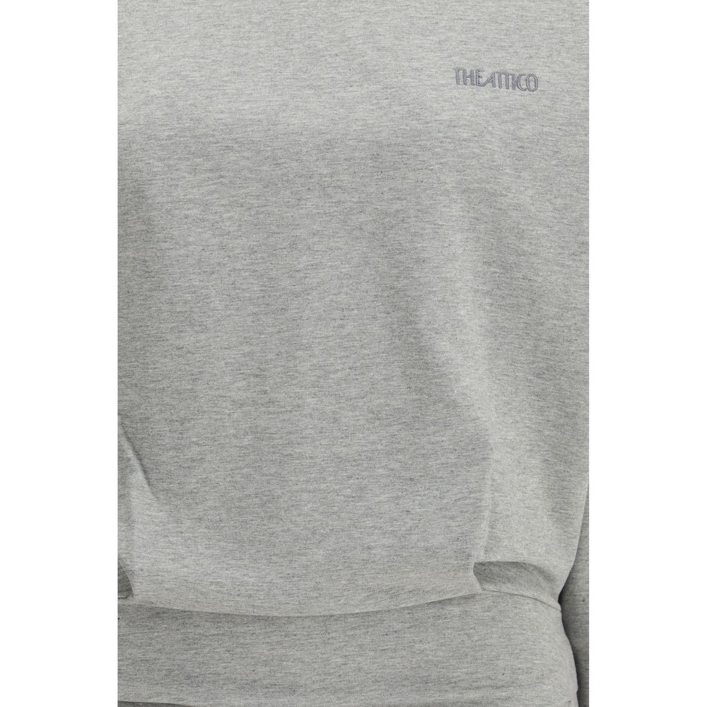The Attico Gray Cotton Casual Women's Dress