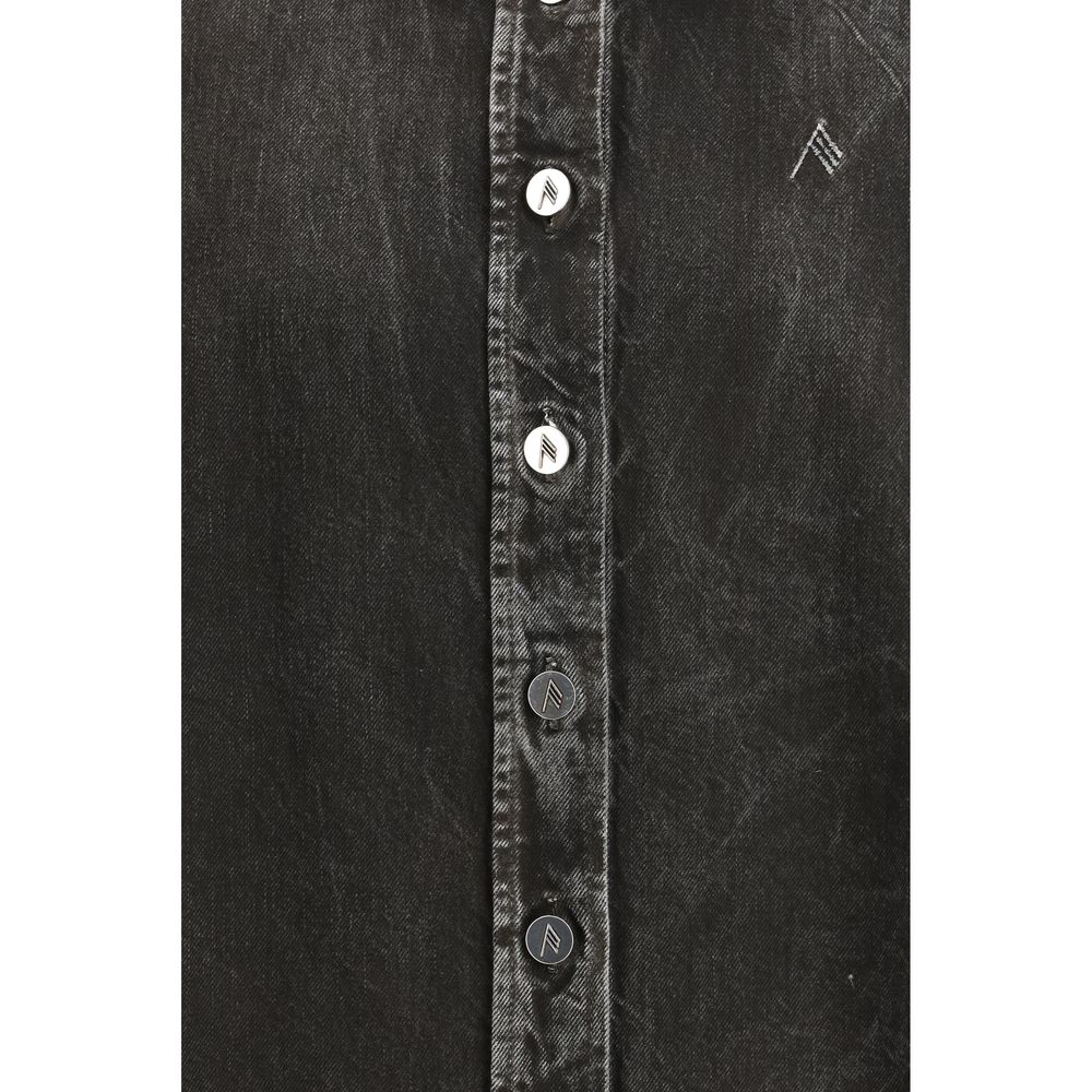 The Attico Black Denim Women's Shirt