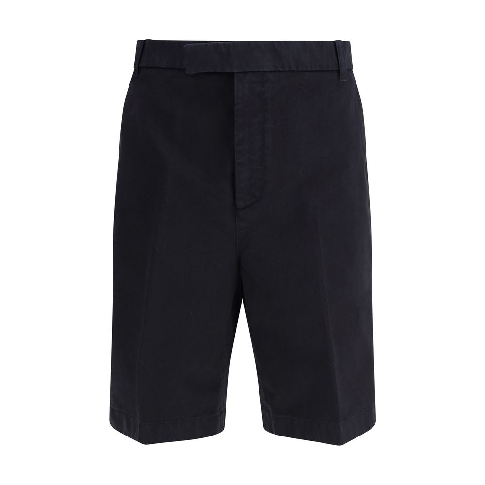 Thom Browne Blue Polyester Bermuda Men's Shorts