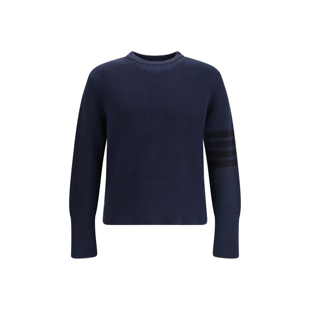 Thom Browne Blue Cotton Men's Sweatshirt
