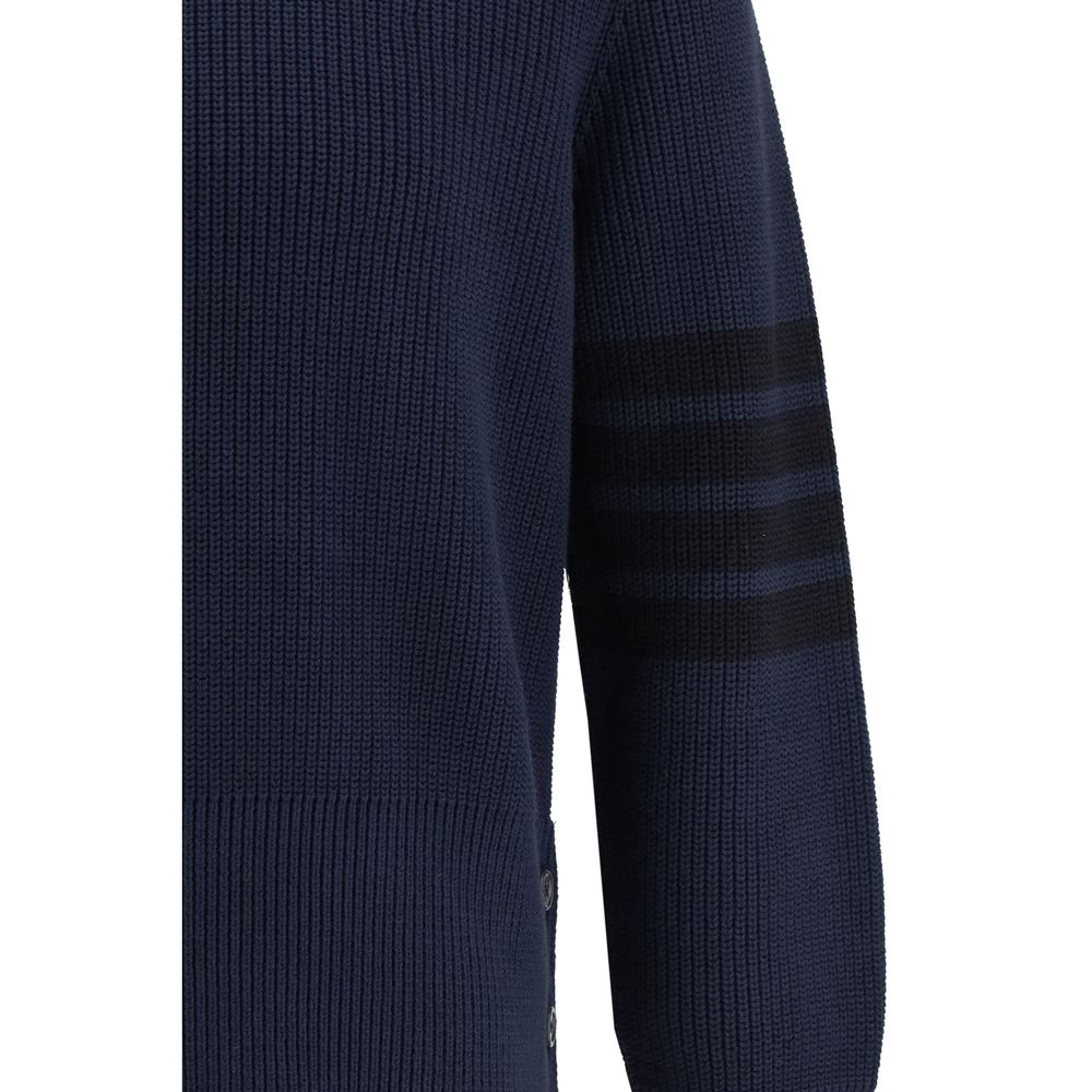 Thom Browne Blue Cotton Men's Sweatshirt