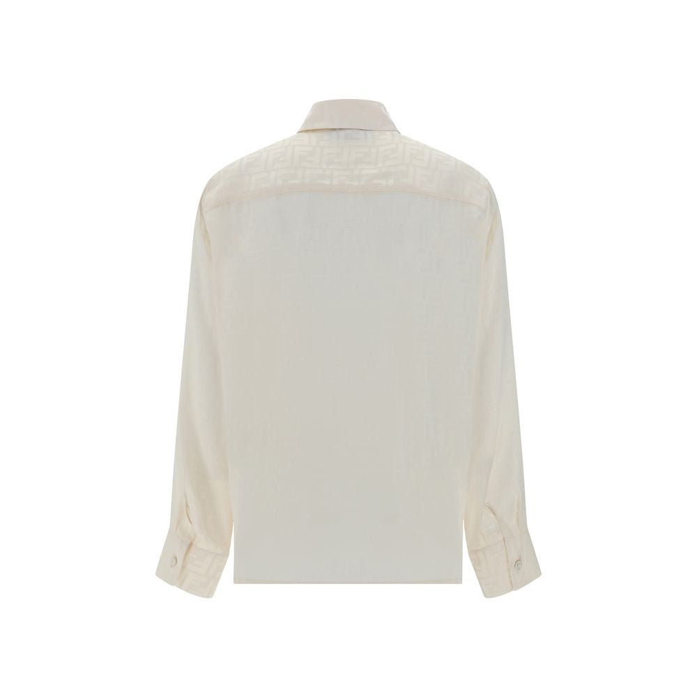 Fendi White Silk Women's Shirt