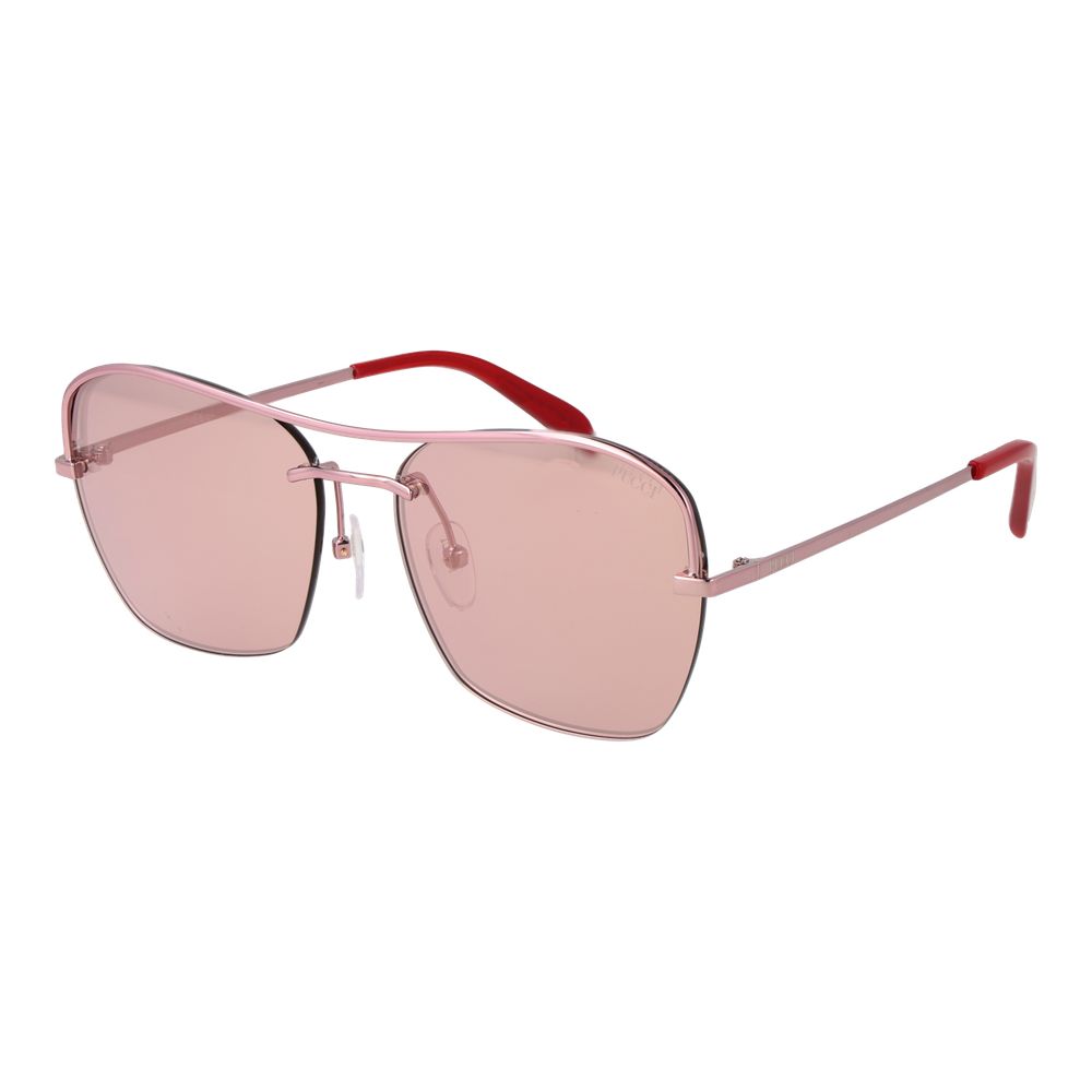 Emilio Pucci Rose Gold Metal Women's Sunglasses
