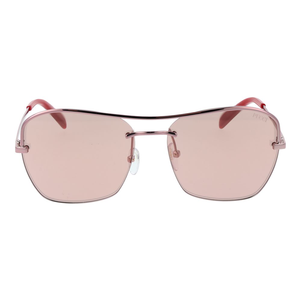 Emilio Pucci Rose Gold Metal Women's Sunglasses