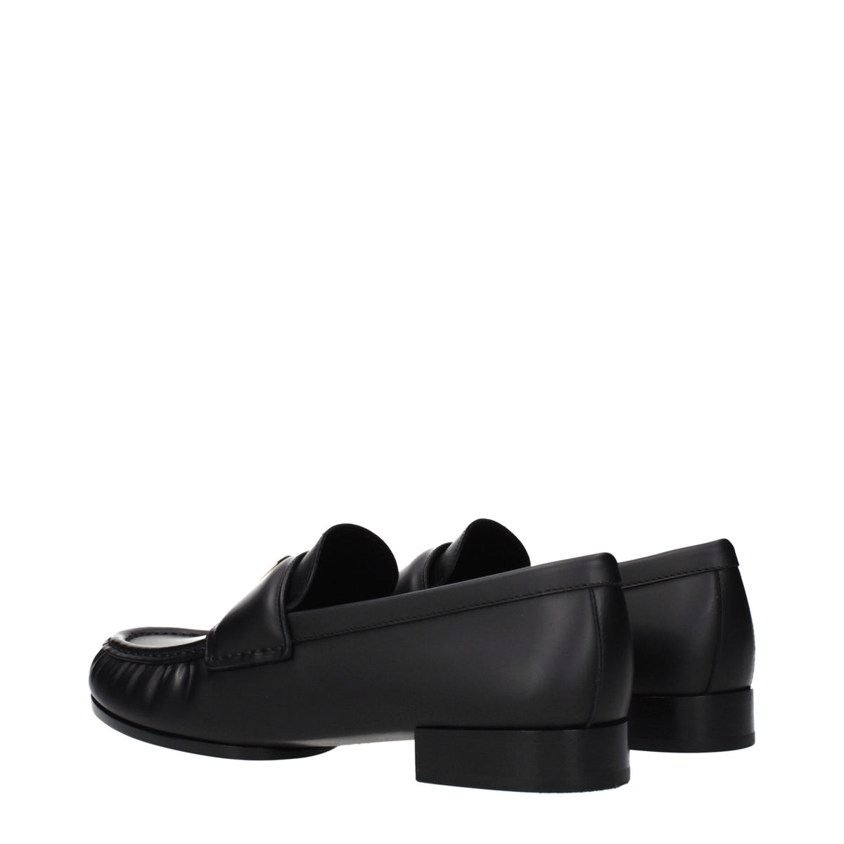 Givenchy Black Leather Slip-On Women's Loafers