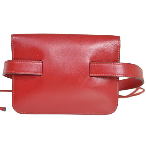 Hermès -- Red Leather Shoulder Bag (Pre-Owned)