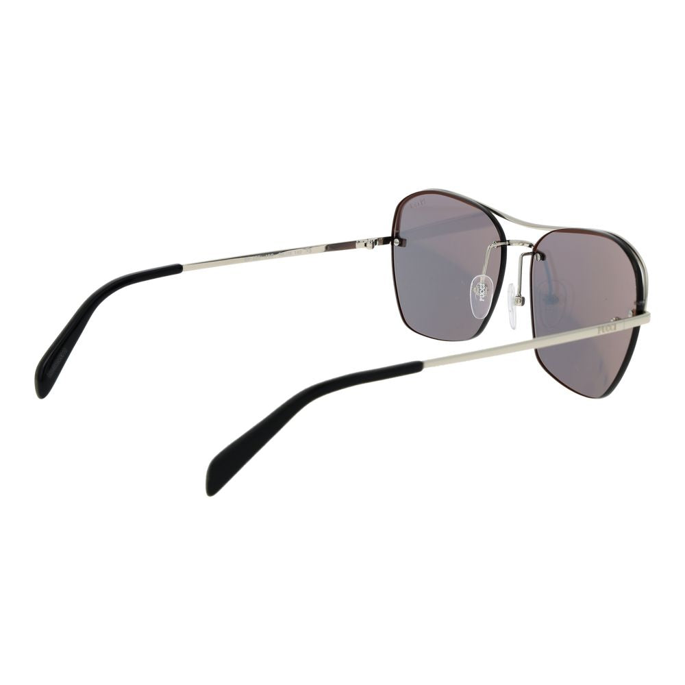 Emilio Pucci Silver Metal Women's Sunglasses