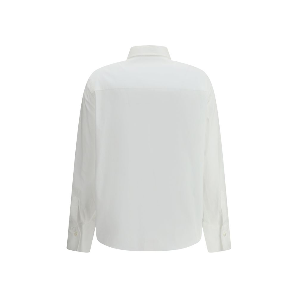 Brunello Cucinelli White Cotton Dress Women's Shirt