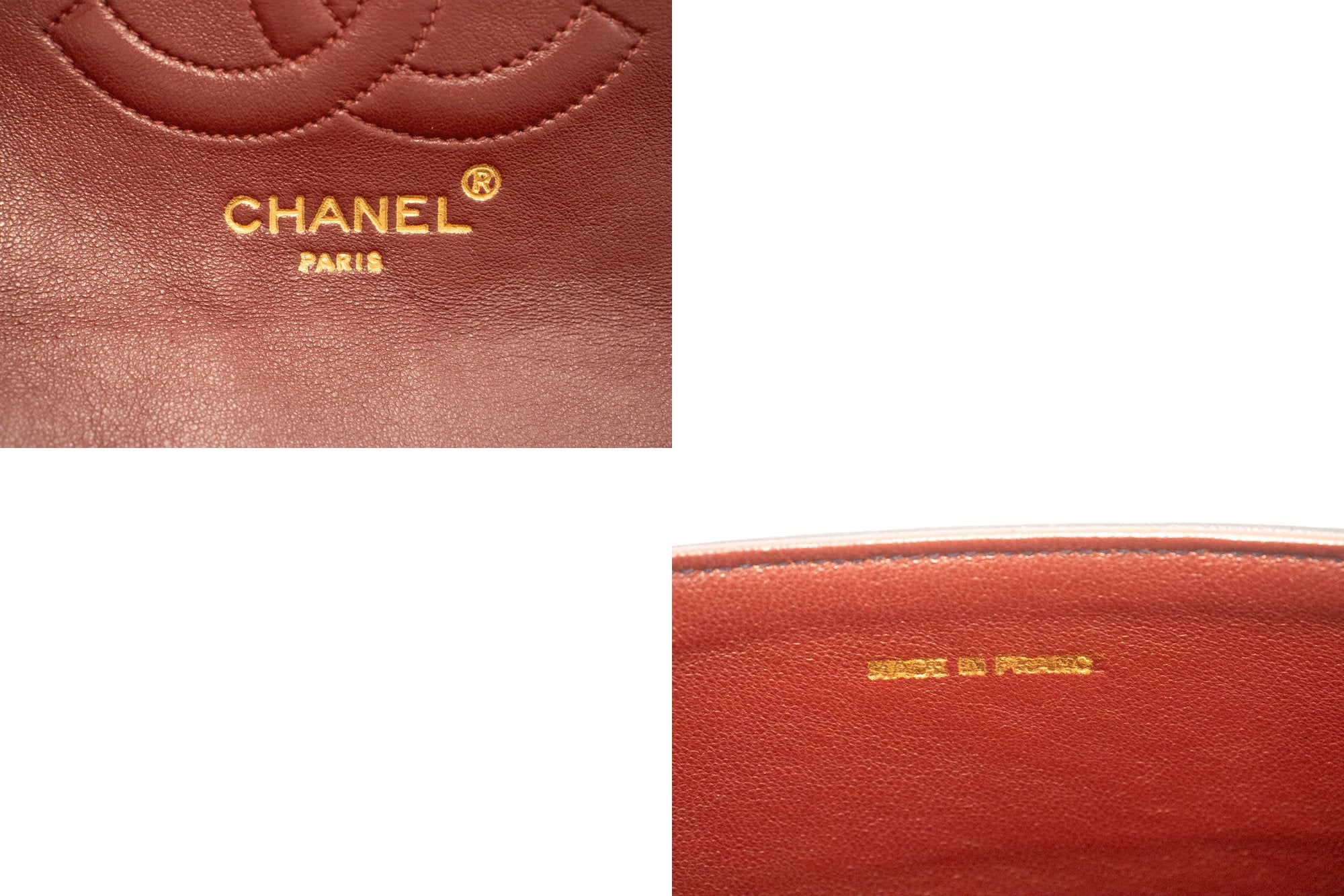 Chanel Matelassé Navy Leather Shoulder Bag (Pre-Owned)