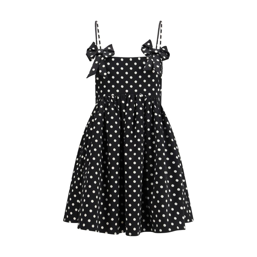 Ganni Black Recycled Polyester Casual Women's Dress