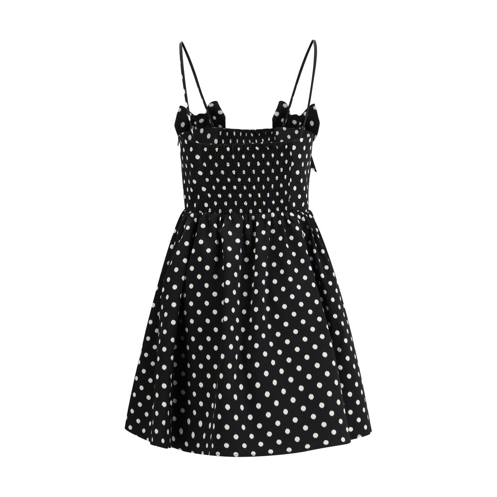 Ganni Black Recycled Polyester Casual Women's Dress