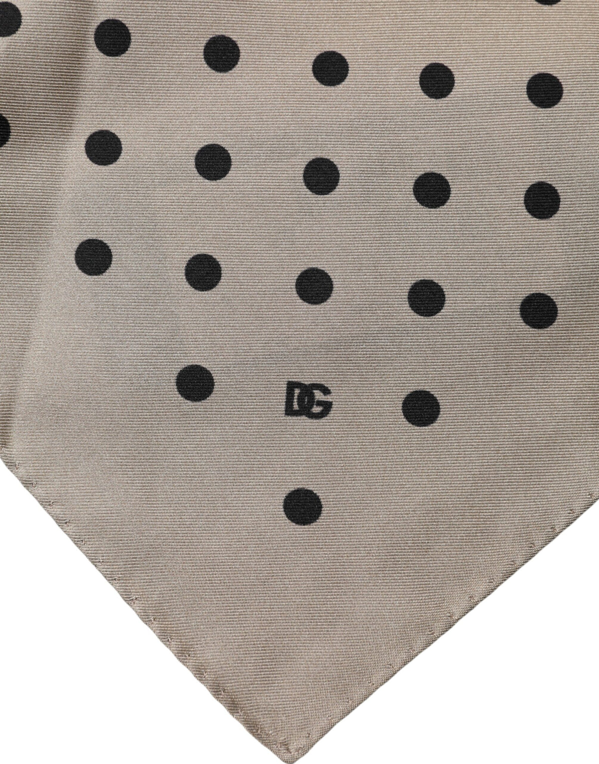 Dolce & Gabbana Men Beige Floral Linen Square Foulard Men's Scarf